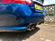 XKR-S rear diffuser done