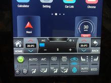 Extended functions for the aircon/ climate plus heated steering 
