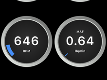 Default gauges on my OBDLinkMX+, Coolant temp is great to see!