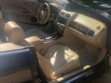 Note lambs wool front mats included.  Slightly discolored.