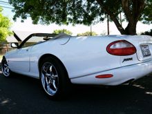 The car is now fitted with 245/40-19" front tires & 275/40-19" rear tires.