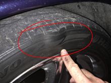 Whelp on the Drivers side front.