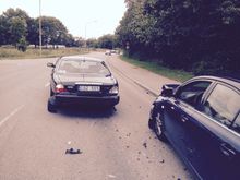 The Toyota more or less fragmented itself.. The Jaguar is still beautiful and charming.