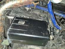 Mounted back in the car.