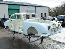 Painted inside, top and bottom with final colour and sat in a high build primer waiting for the top coat.