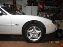 this is what the stance looked like before lowering