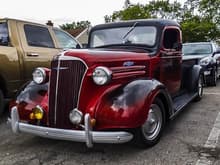 This my 1937 Chevy pick up. I am in the middle of restoring the body. Has an inline 6, 4 barrel carb, split exhaust, RV cam, lump & ported heads. Bought it that way, I am just doing the body.