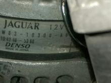 The serial number to get a rebuild alt kit for the XF