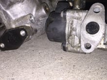 Whoa! Clogged EGR and intake elbow!