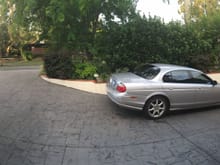 S-Type in the driveway