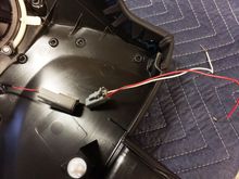 Here is the plugs I went with. They are from AMP but you can really get any small two-wire plugs. These have "solder" style pins/sockets as it is easier than buying the proper crimp tool for only a few ends. These are water tight and were about $8.00 a set.