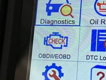 I always use the Diagnostic selection . Using the OBD-Ii gets me nowhere 