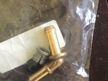 Brass Connector between CW header and the Expansion tank. 