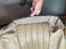 NEW FABRIC DRIVER SEAT BACK