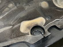 Underside of engine cover