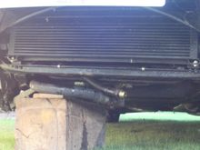 And just as easy to fit on 'Cherry Blossom'
The Old Pipes in the Photo have now been Cut Off.