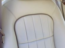 Detail of passenger seat.