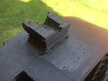 And I cut them down to fit inside the jag shroud nice and snug.