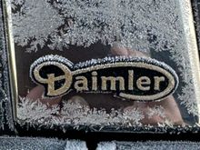 Swapped the V8 badge for an older style Daimler one