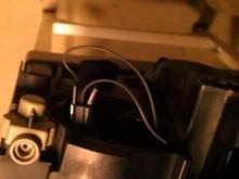 Park lamp partially pulled, showing tabs.