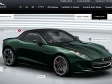 Jaguar F Type Green