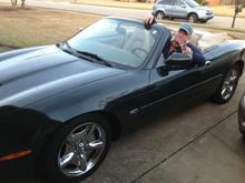 XK8 with driver - Me!