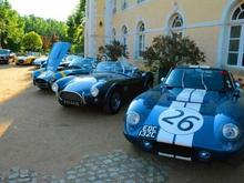 Daytona and Cobra by the chateau