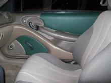 Finished product reinstalled onto door - door closed