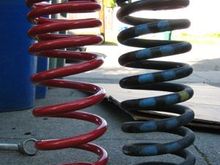 stock vs. H&amp;R springs