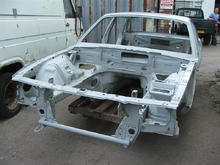 New old stock body shell from Jaguar Cars Ltd.