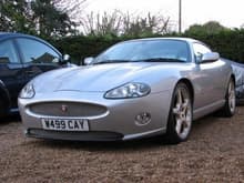 This is my old XKR, this was a good car, I made the front from carbon fibre for a good effect