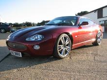 96MY XK8 With Selena 20" wheels in shadow finish from the XKRS (X150) and a 2005 conversion