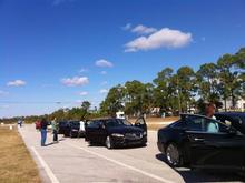 First we took a convoy of XJs out for a romp on the Beeline Highway