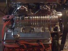 SB Chevy 350 B&amp;M 250 blower, dual 750 cfm Holley carbs and snorkel... wife really really wanted it gone..... I had a fleeting thought of putting into the xj6 but I couldnt bring myself to molesting the car like that