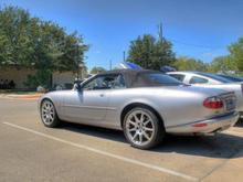 Parked at Leander town square