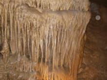 2011 road trip flowstone inside Lincoln caverns