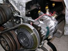 General arrangement showing the belt adjuster.
