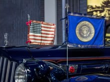 President Roosevelt's open-topped car, a Packard Twelve.