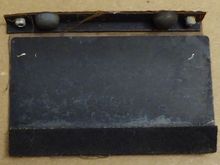 Vent flap as removed, I think the rubber buttons at the top were added trying to stop the noise after the foam left Nice try but useless !