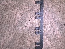 cut to 4 vent size for center vertical movement,use hemostat clamp to pull into place once aligned