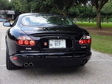 2005 Jaguar XKR Coupe with "Victory-Edition" Tail Light Lens and LED Bulbs