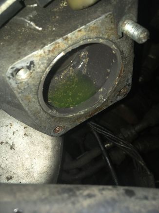 Old thermostats removed. 