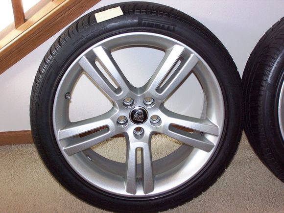 Left front tire and wheel 