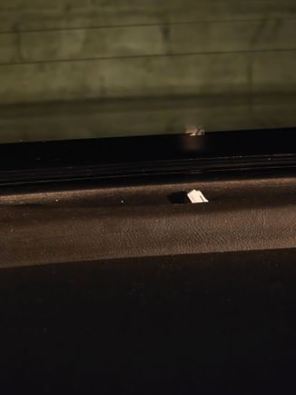 Middle bottom of rear Window, something missing