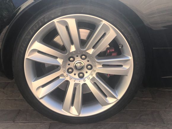 Dunlop tires are relatively new.  A few thousand miles on them only.