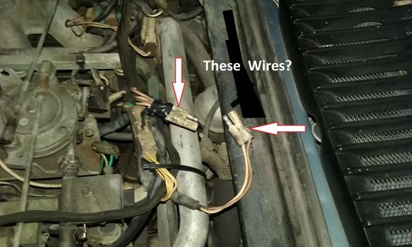 The wires with the arrows pointing at them, cause the car to not even want to start and if it does, the is rough as hell on a very low idle. Not to mention idle is so low that the alt doesn't even give enough juice, because the alt dash light stays own.