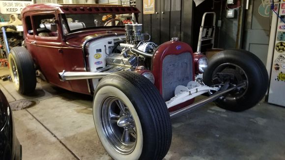 1930 Model A Tudor hotrod.