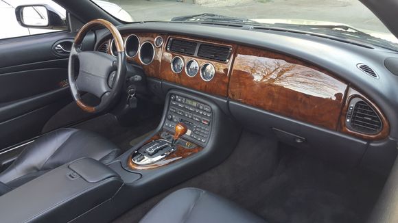 Here it is. Just black with leather windshield frame etc and new burl wood. Regarding HPs, after new chains and metal tensioners with both pulleys upgrade and free flow exhaust it should be about 430hp, but didn't check it on dyno yet. 