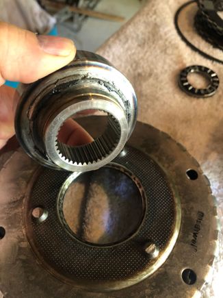 Hub blown off of the B clutch 