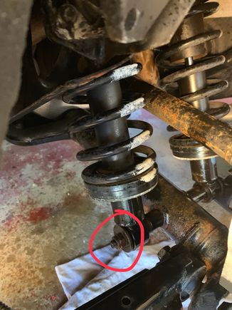 Pin location towards front of car 